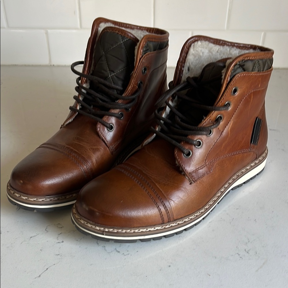 Men's Brown Leather Boots